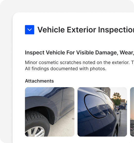 Transparent repair evidence