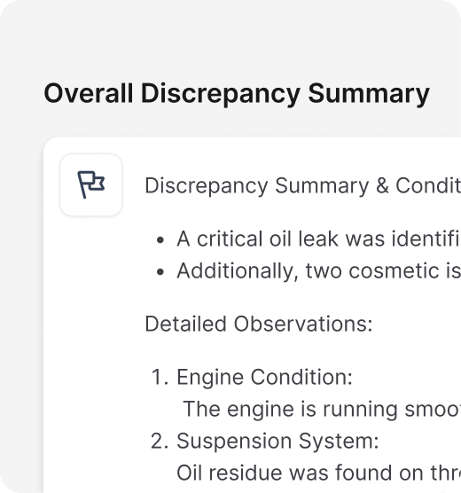Automatic issue detection & discrepancy tagging