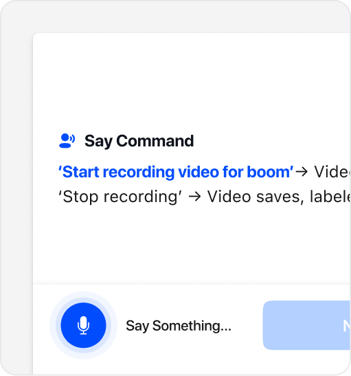 AI listening to commands