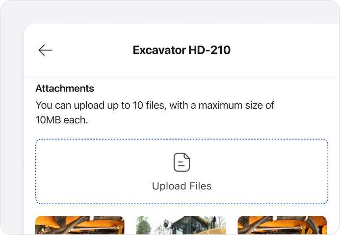 Photos & File Attachments