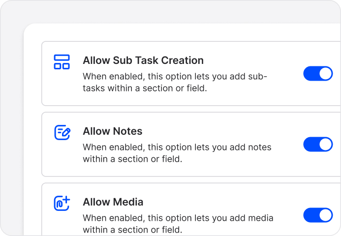 Media Capture Fields