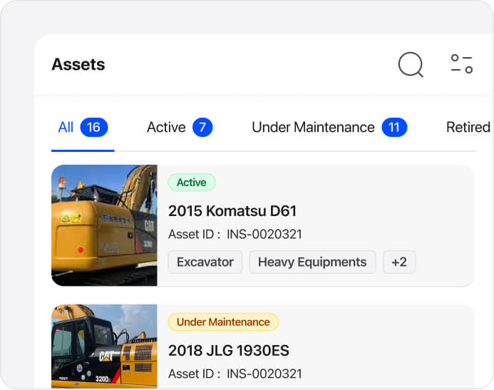 Centralized asset database