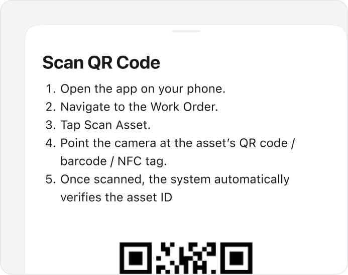 QR codes for quick identification