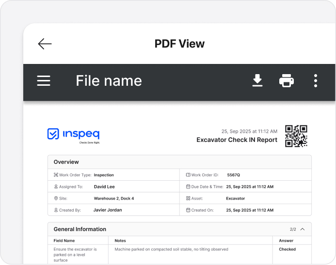Audit-ready reporting